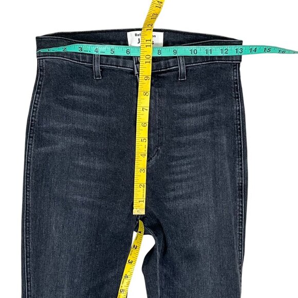 Reformation May High Skinny Jeans in Washed Black Size 28 - Picture 14 of 15